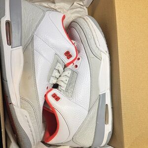 Jordan Girls Air Jordan 3 Retro GS - White and Gray